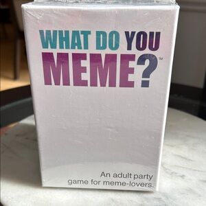 What Do You Meme? Adult Party Game
Original 2020 version. Never opened. Memes